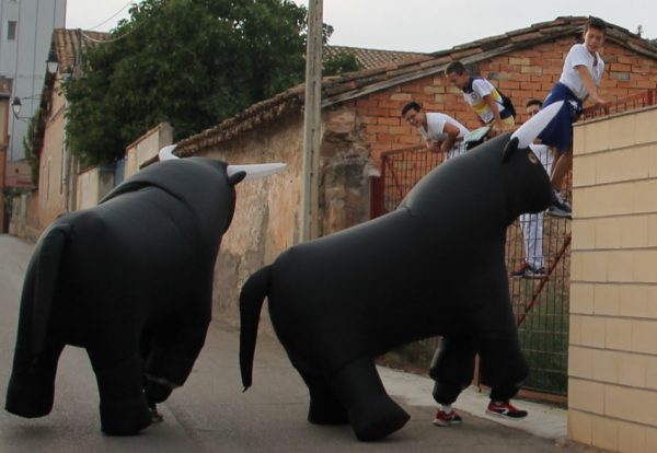 Toros hinchables gigantes